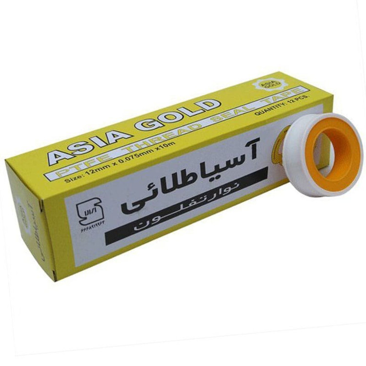 نوار تفلون زرد آسیا گلد